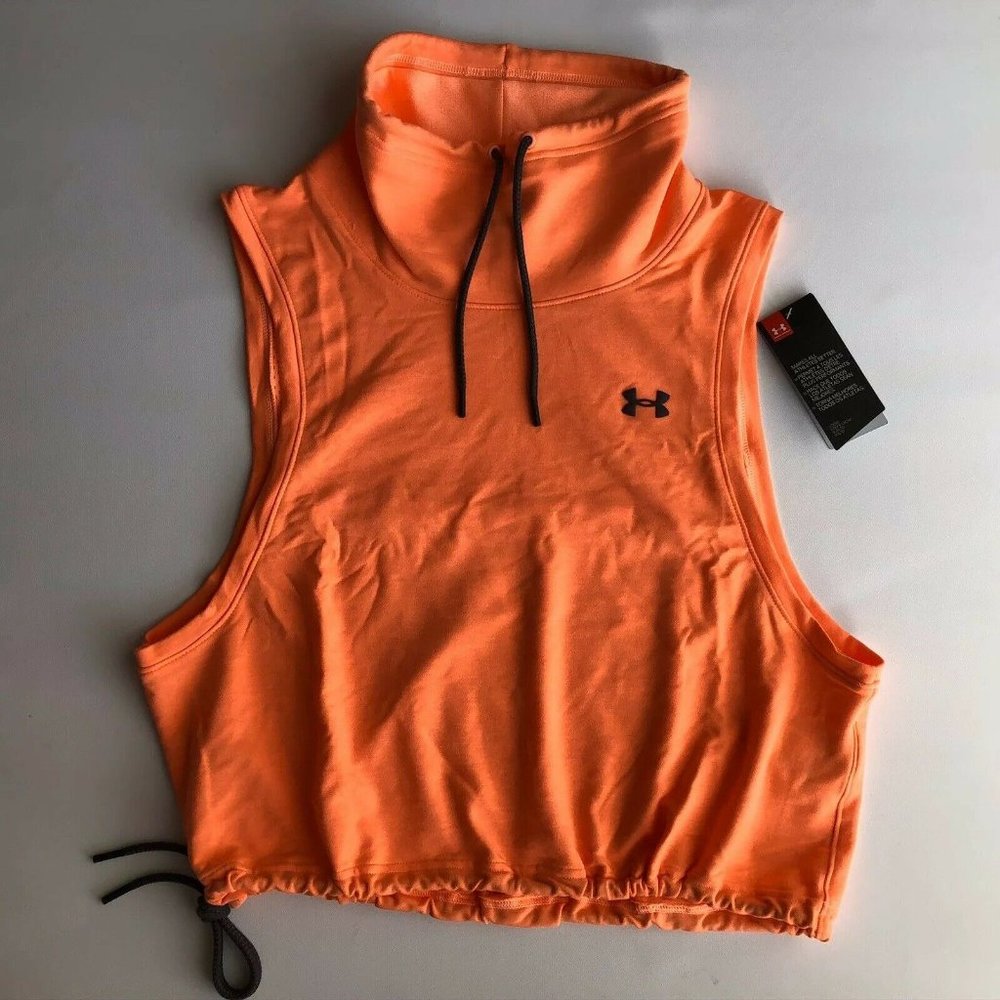 UNDER ARMOUR Women's Sleeveless Funnel Neck Fleece